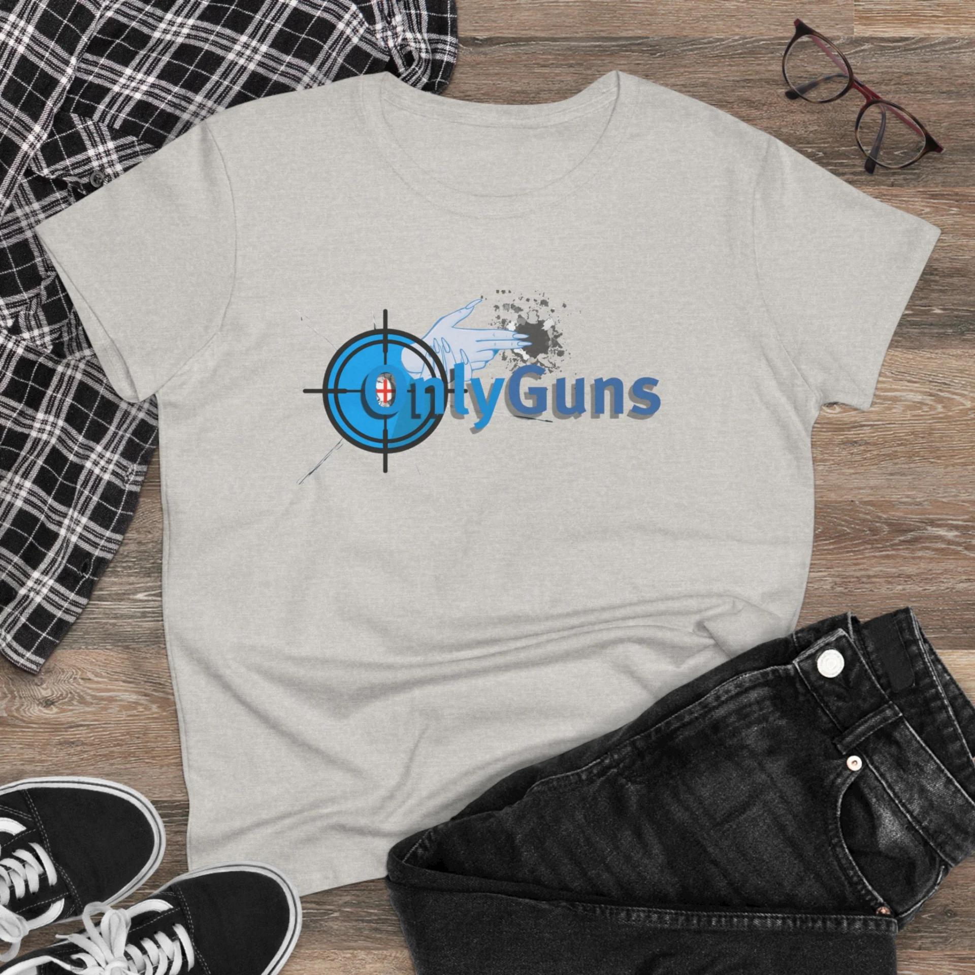 OnlyGuns Women's Midweight Cotton Tee - Image 12