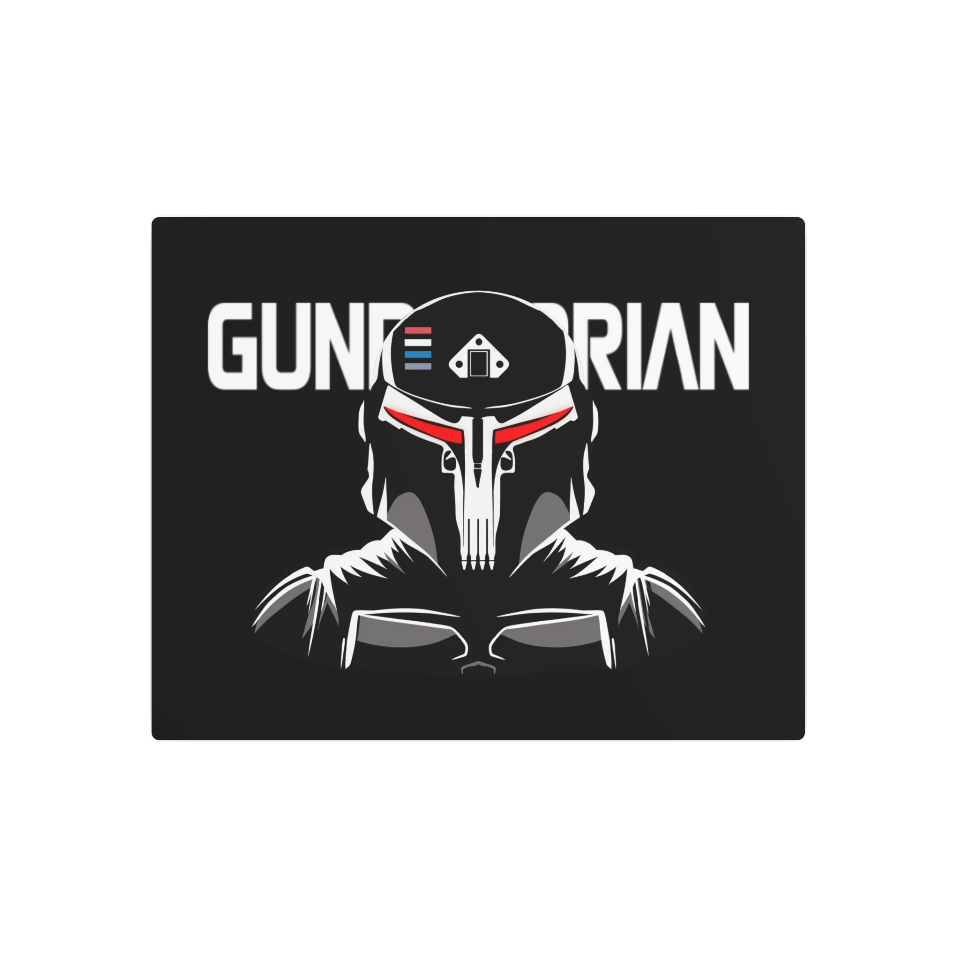 Gundalorian Black Metal Art Sign - Evil Red - Image 13