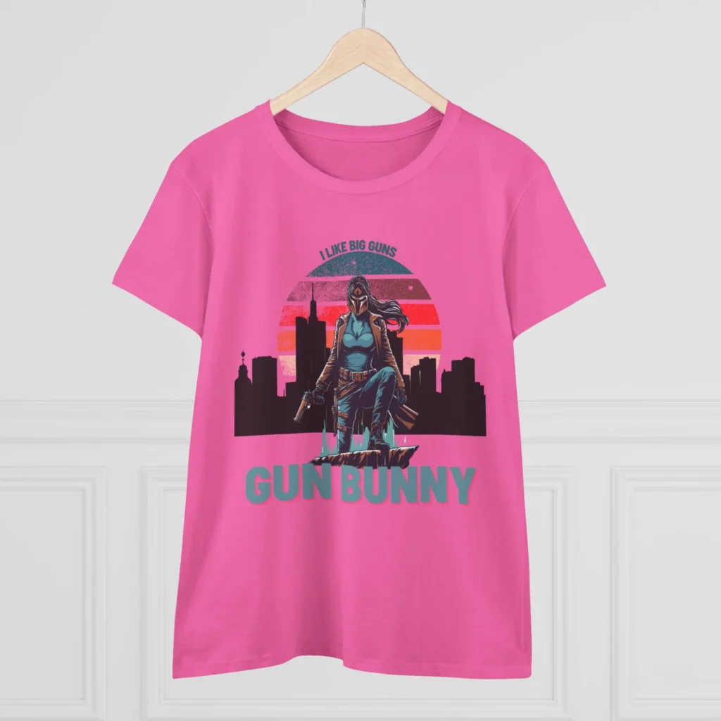 Gun Bunny Women's Midweight Cotton Tee