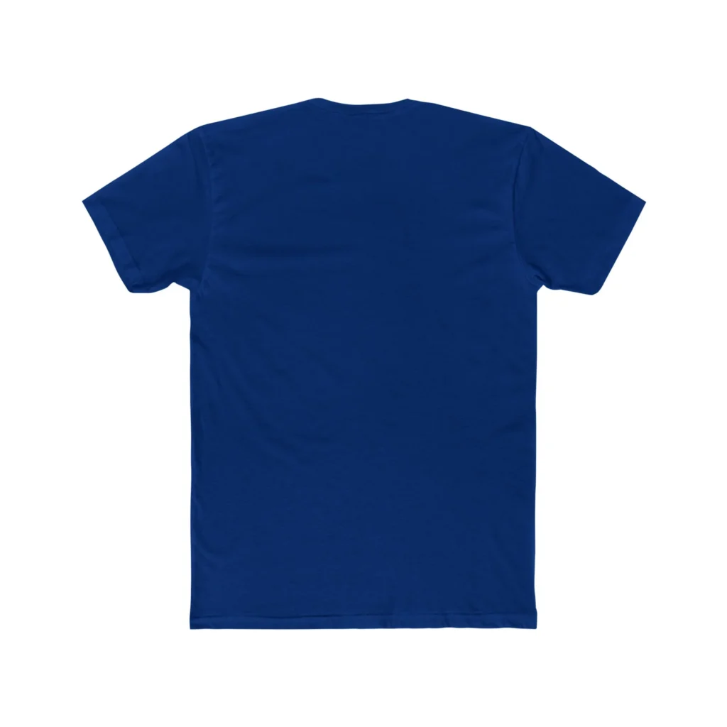 Gundalorian B/W Flag Two Premium Men's Cotton Crew Tee