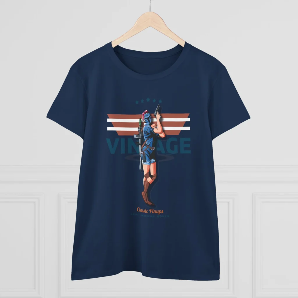 Rosie Vintage Women's Midweight Cotton Tee