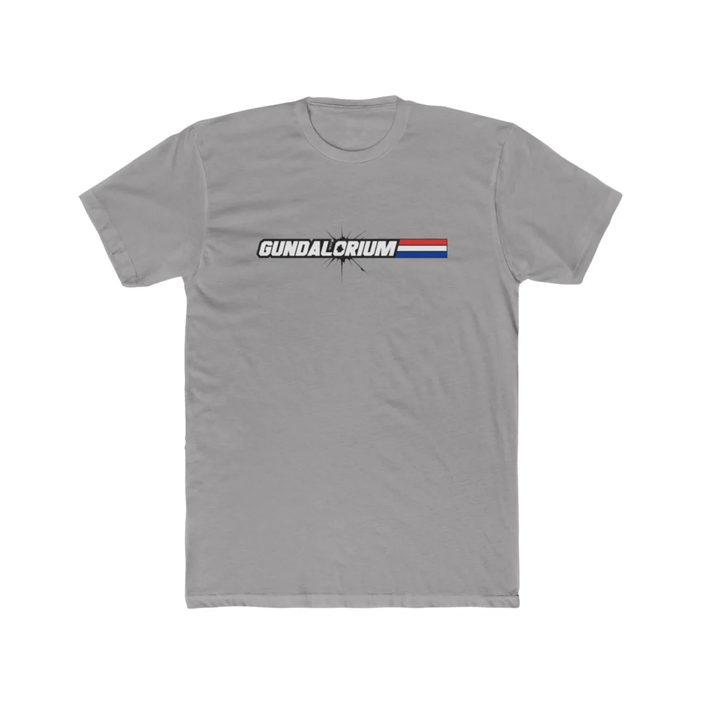 Yo...Gundalorium Banner Premium Men's Cotton Crew Tee - Image 5