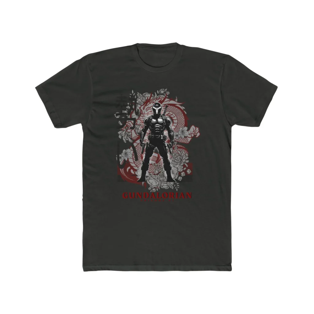 Gundalorian Dragon Premium Men's Cotton Crew Tee