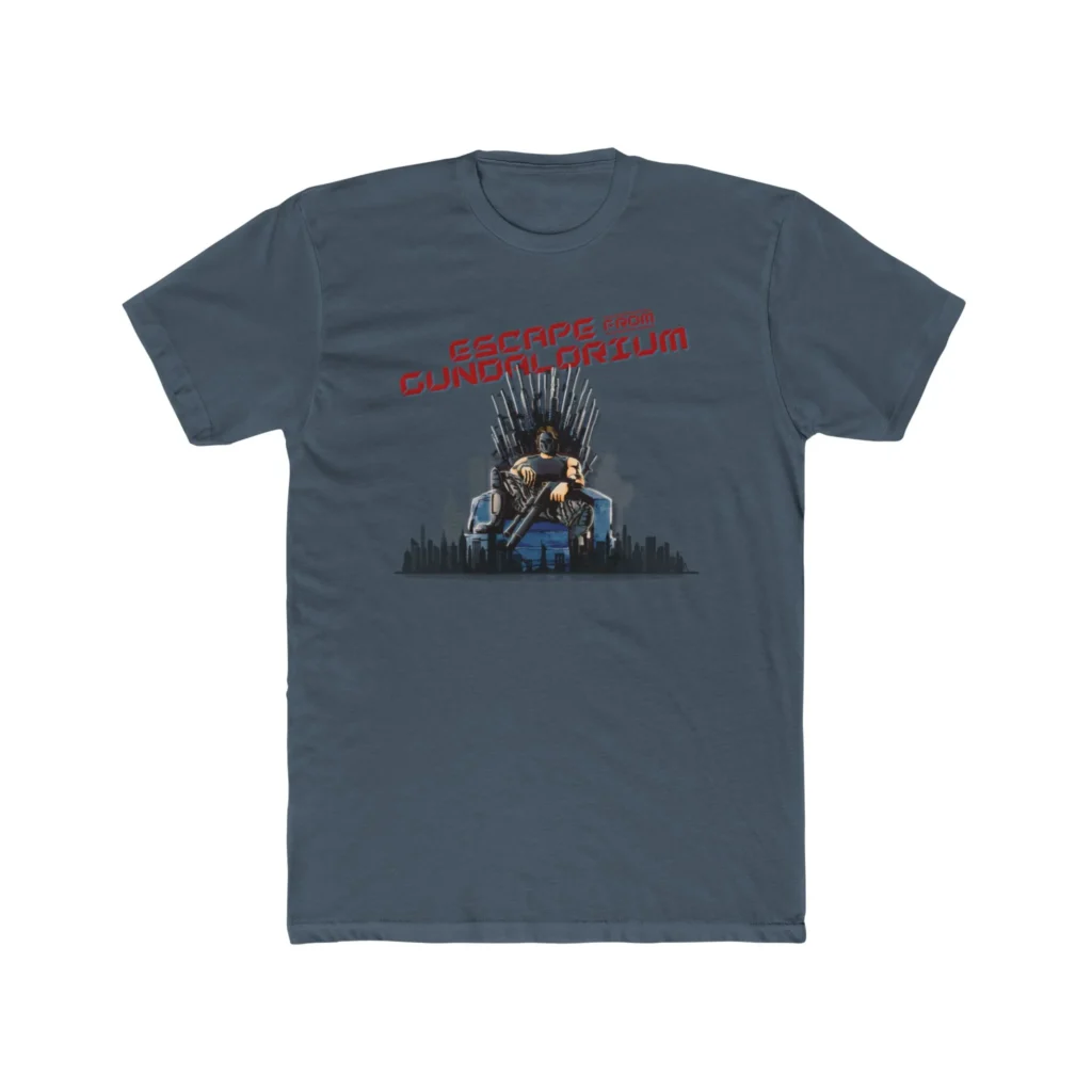 Escape from Gundalorium Premium Men's Cotton Crew Tee