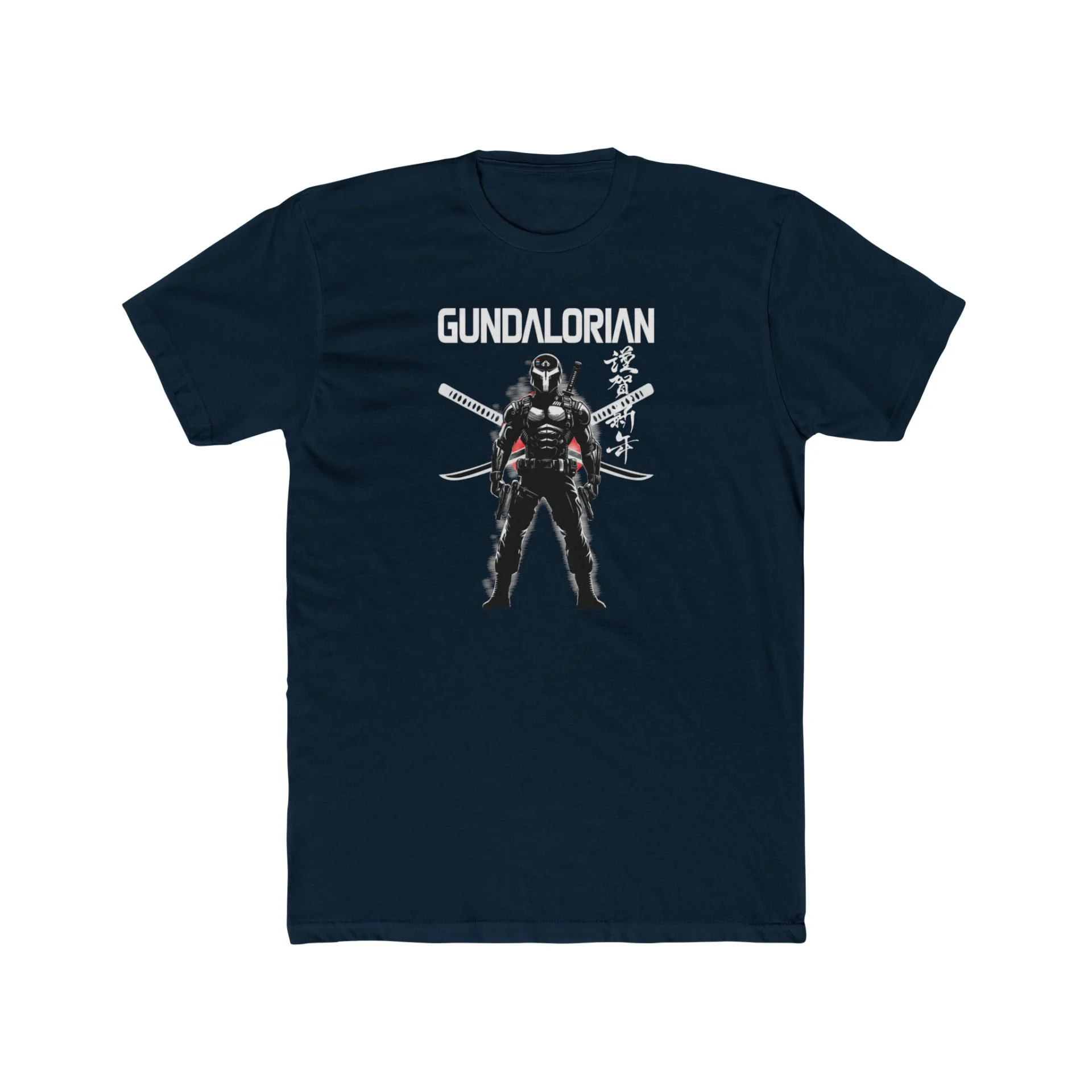 Swords Out Premium Men's Cotton Crew Tee - Image 25
