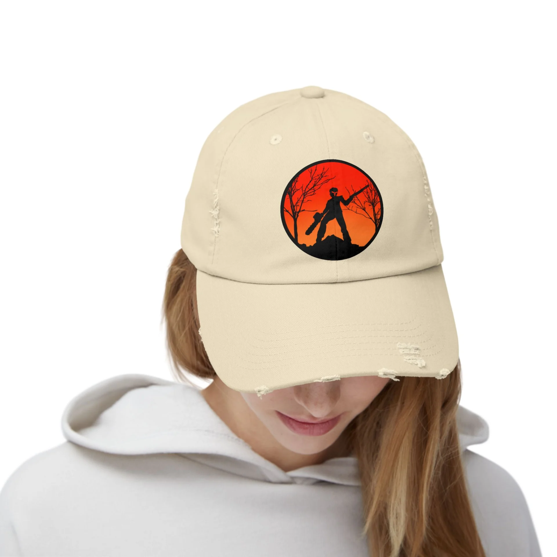 Evil-Guns Unisex Distressed Cap - Image 8