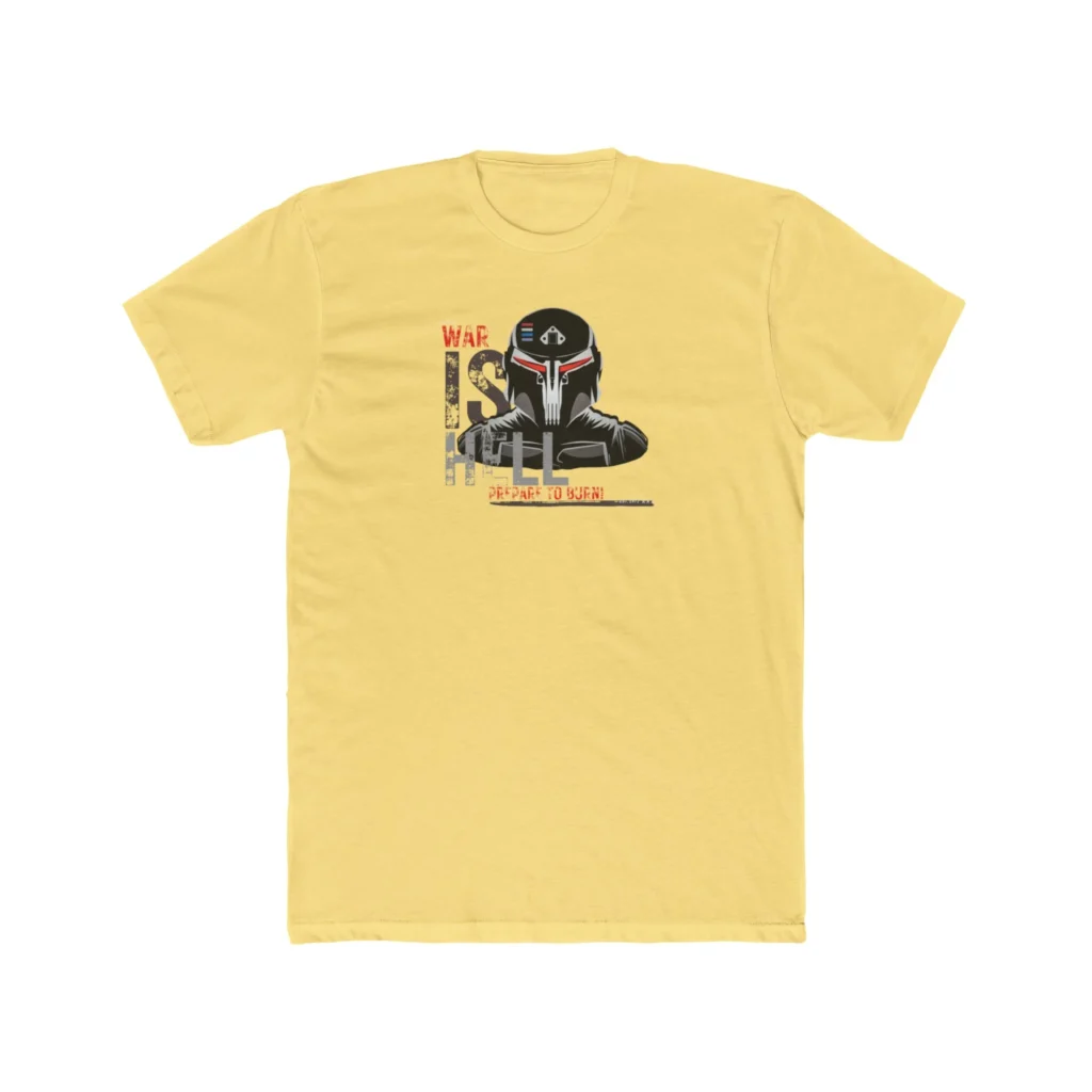 War is Hell Premium Men's Cotton Crew Tee