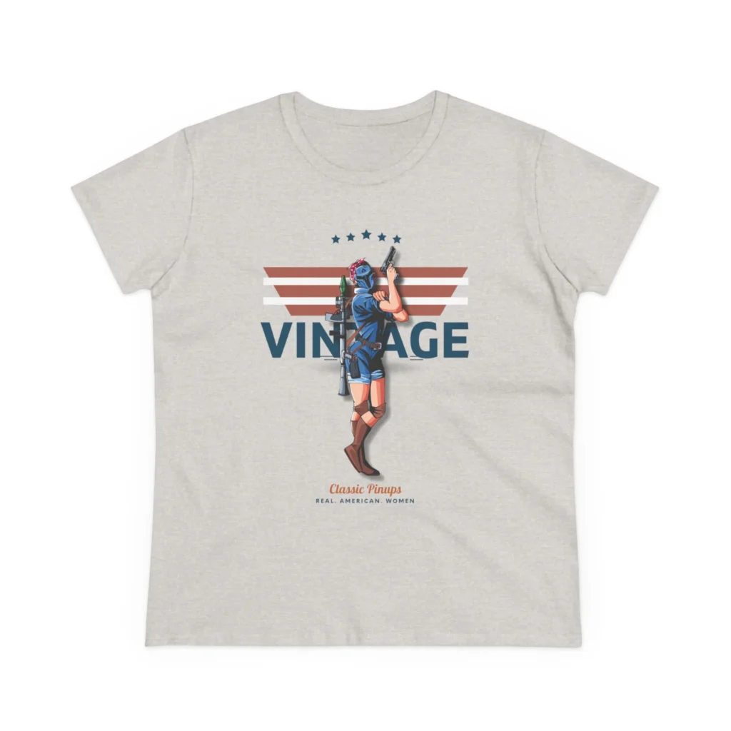 Rosie Vintage Women's Midweight Cotton Tee