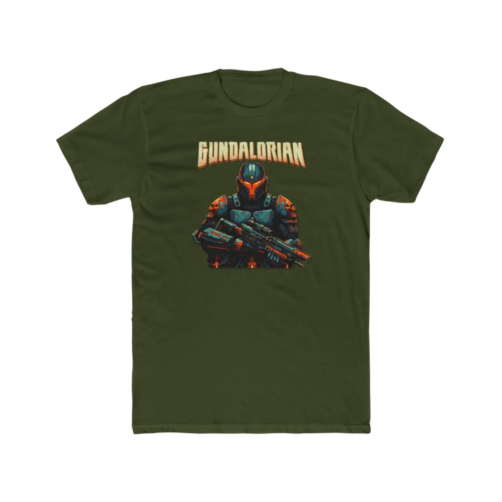 Mechalorian 4 Premium Men's Cotton Crew Tee