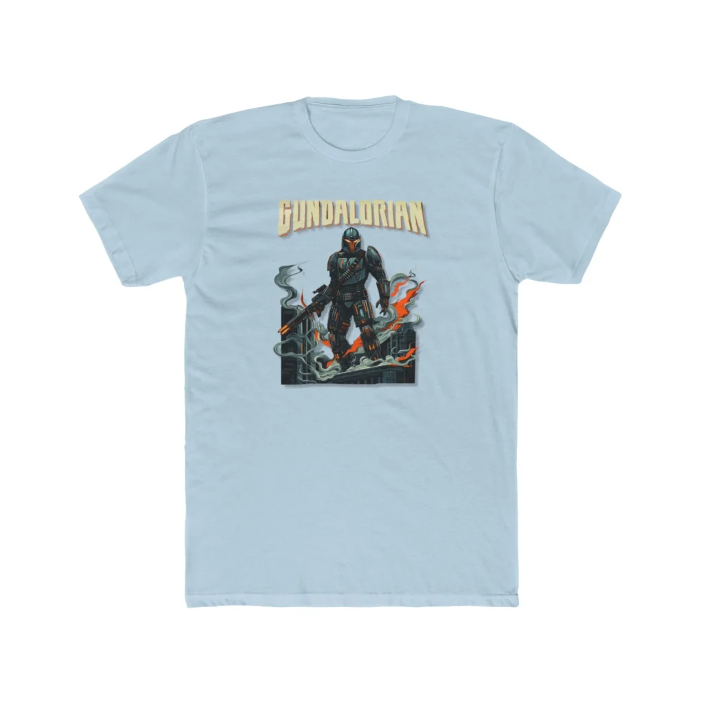 Mechalorian Siege Premium Men's Cotton Crew Tee