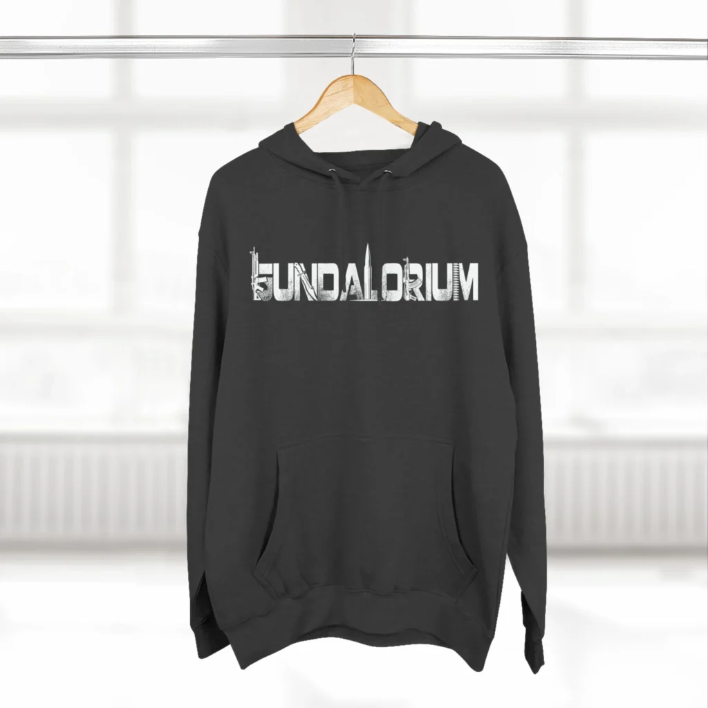 Gundalorium QR Three-Panel Fleece Hoodie