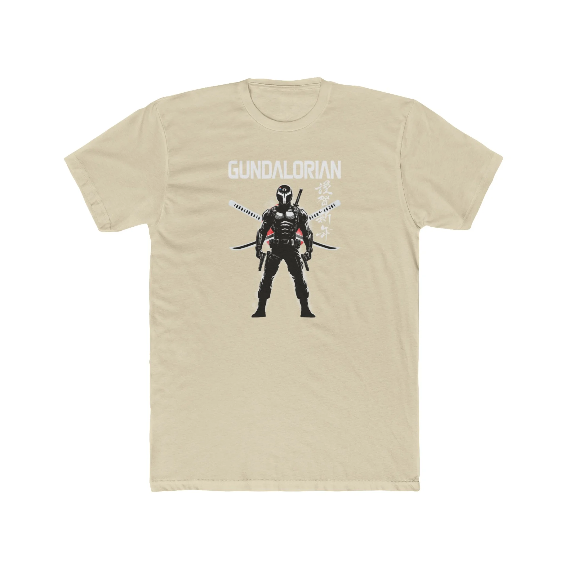 Swords Out Premium Men's Cotton Crew Tee - Image 5