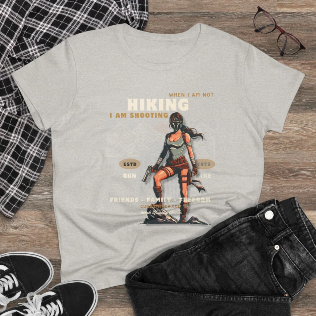 When I am not hiking... Women's Midweight Cotton Tee