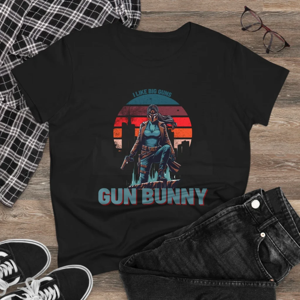 Gun Bunny Women's Midweight Cotton Tee