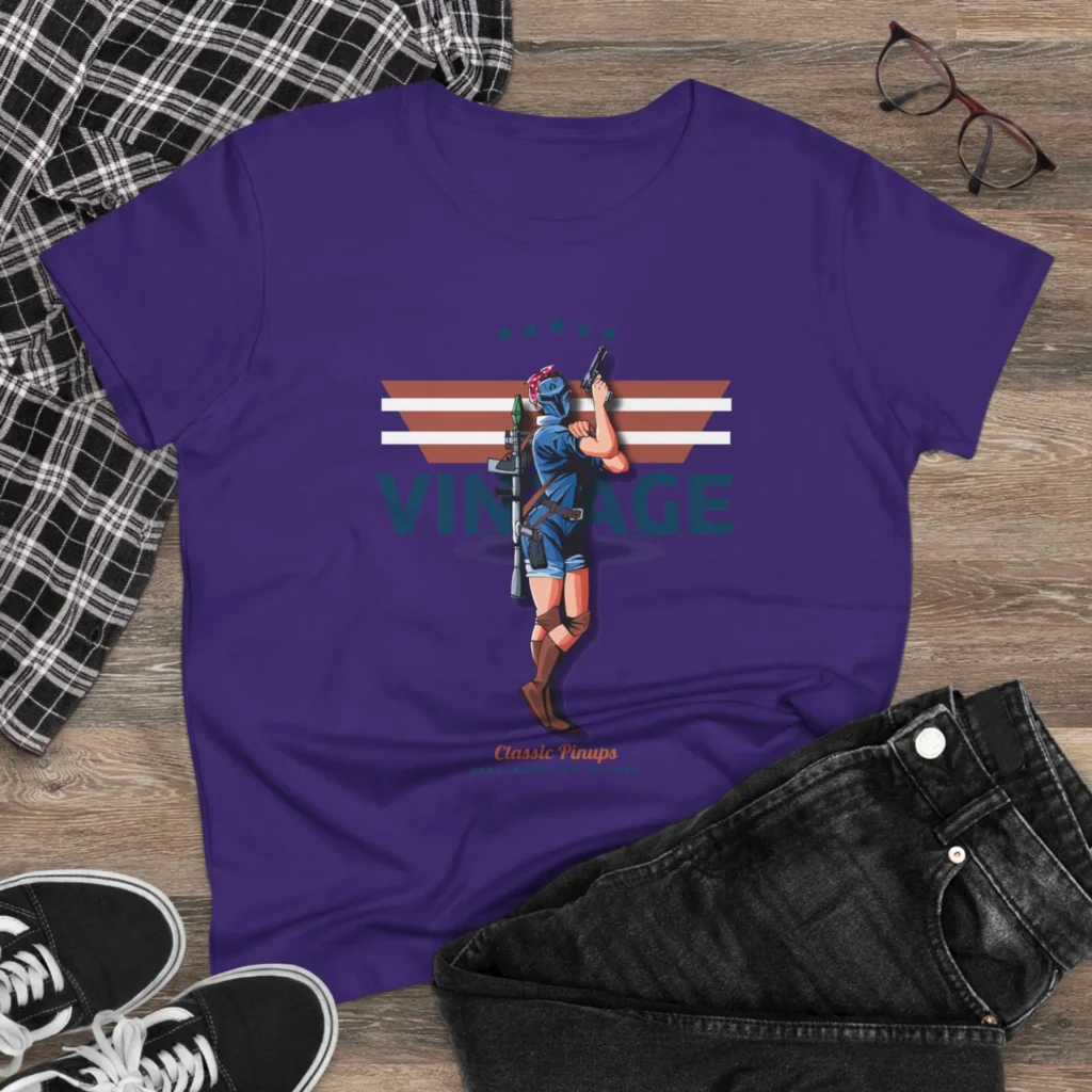 Rosie Vintage Women's Midweight Cotton Tee