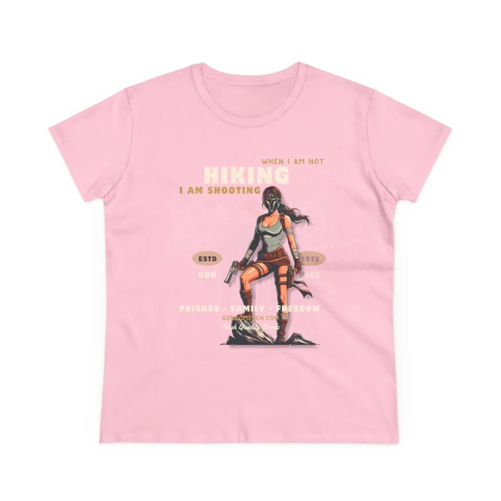 When I am not hiking... Women's Midweight Cotton Tee