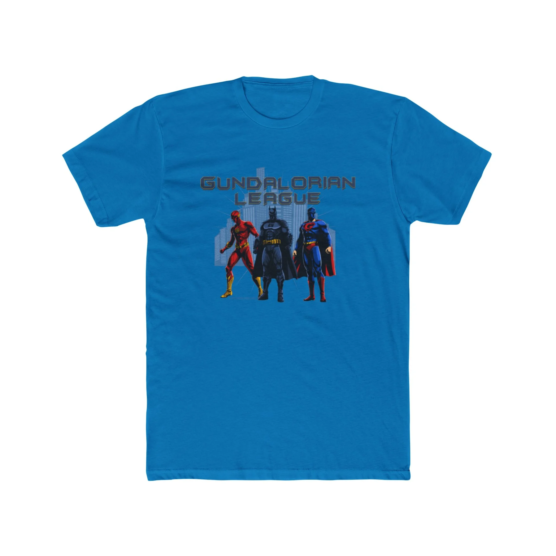 Gundalorian League Premium Men's Cotton Crew Tee - Image 17