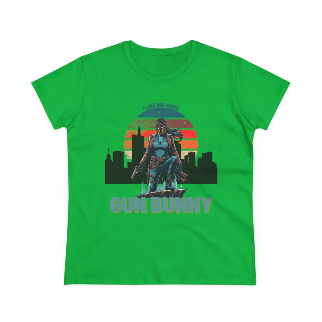 Gun Bunny Women's Midweight Cotton Tee