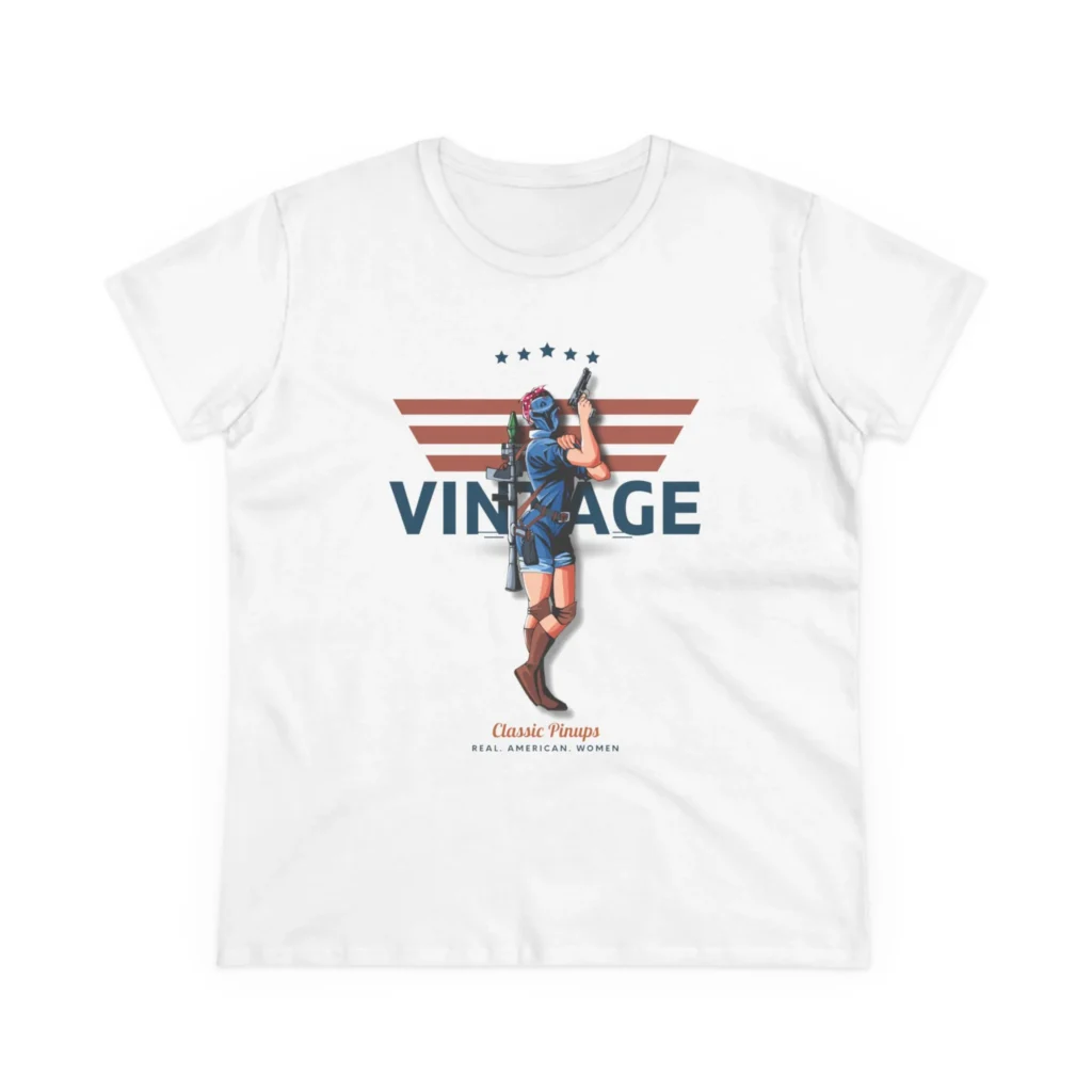 Rosie Vintage Women's Midweight Cotton Tee