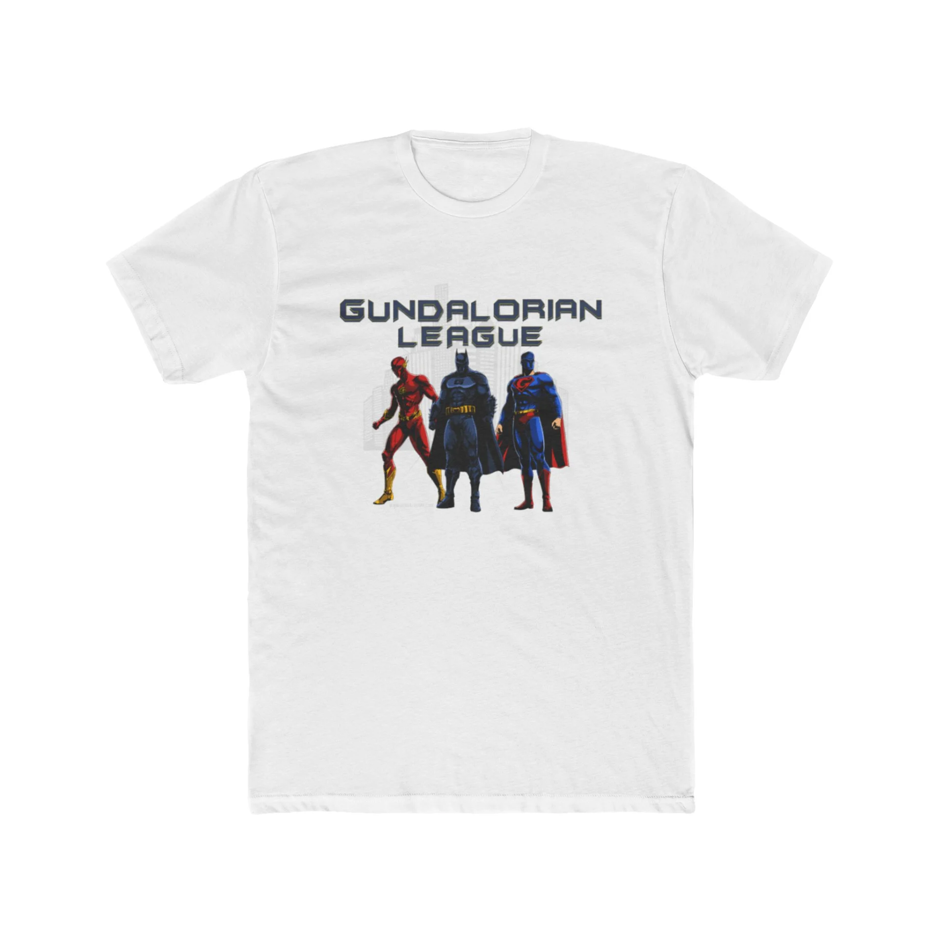 Gundalorian League Premium Men's Cotton Crew Tee - Image 3