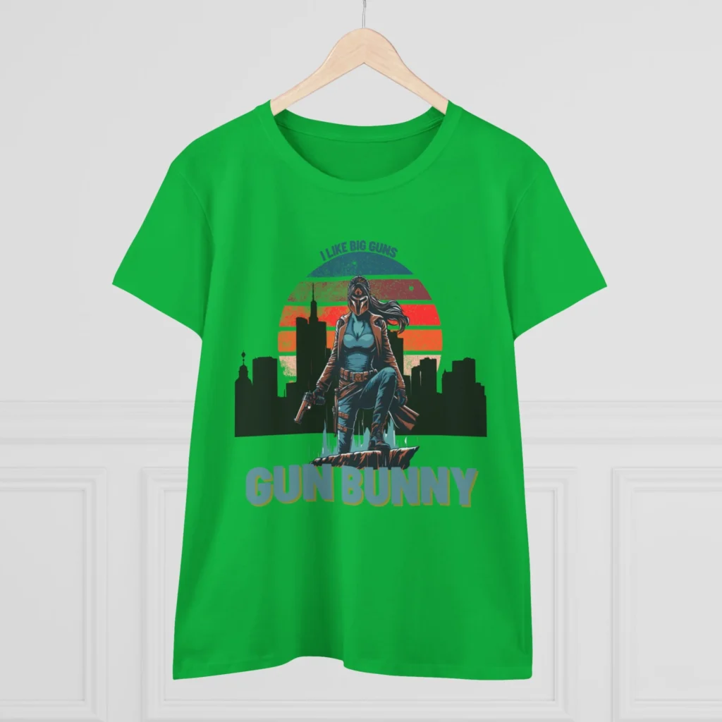 Gun Bunny Women's Midweight Cotton Tee
