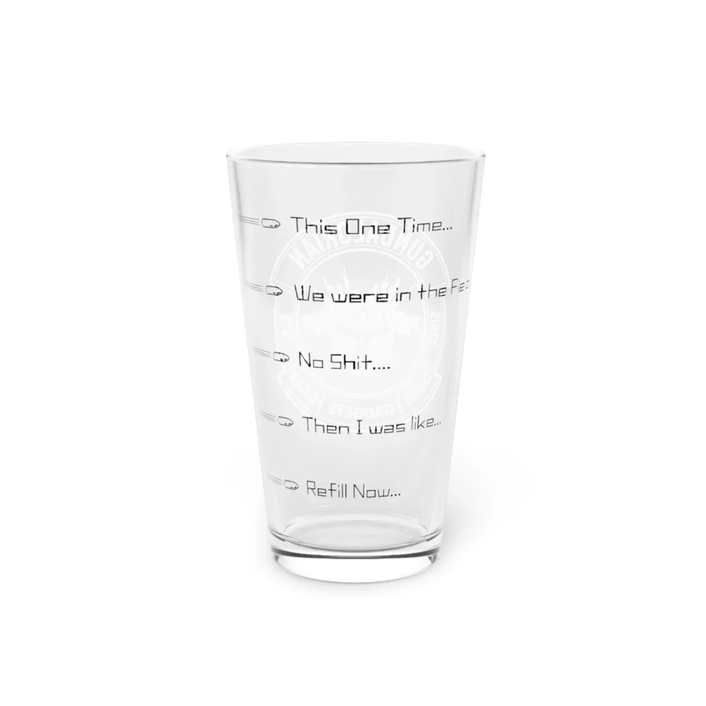This One Time...Dick Measuring Pint Glass, 16oz