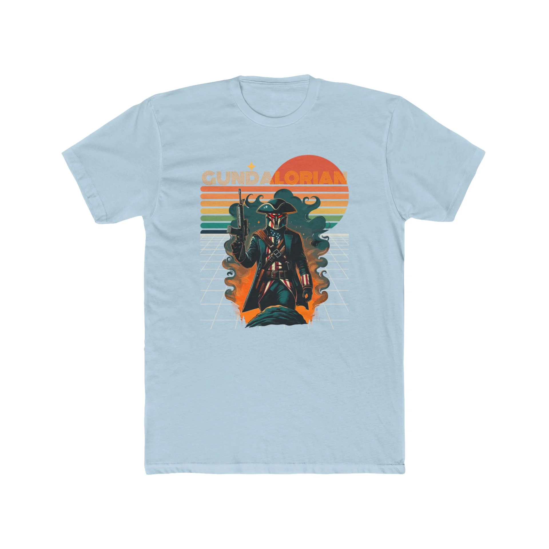 Patriot Retro Premium Men's Cotton Crew Tee - Image 19