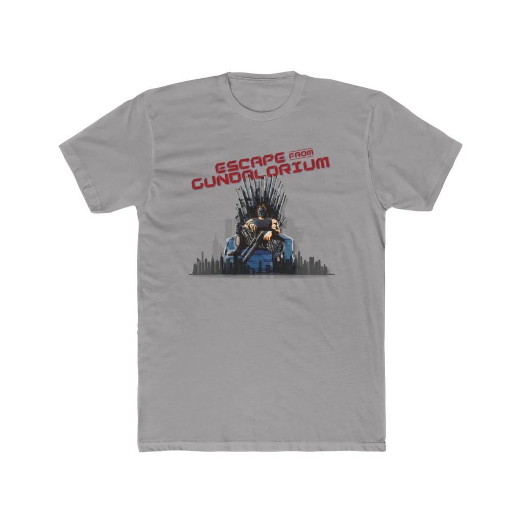 Escape from Gundalorium Premium Men's Cotton Crew Tee
