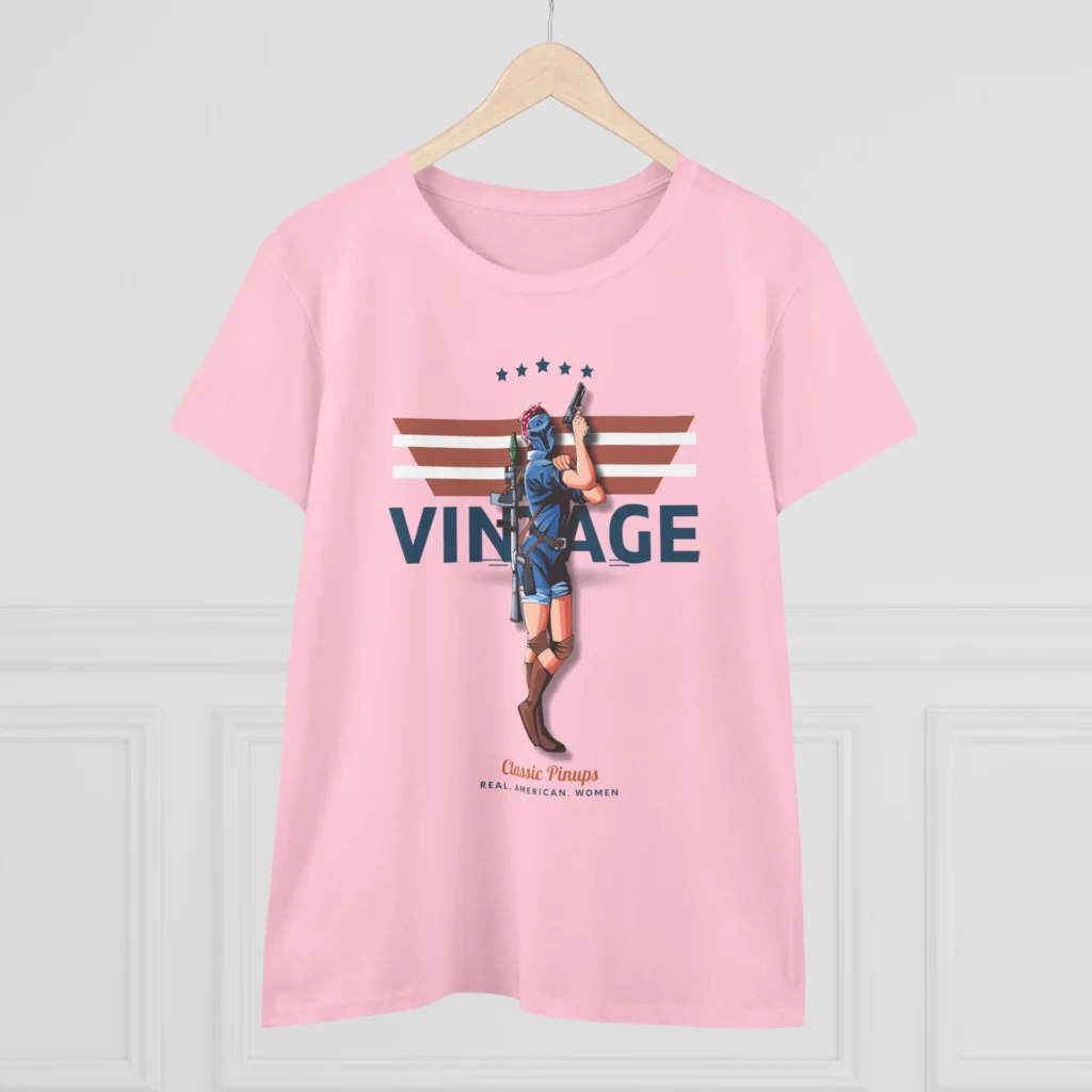 Rosie Vintage Women's Midweight Cotton Tee