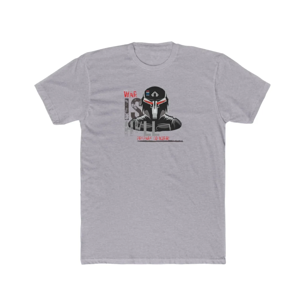 War is Hell Premium Men's Cotton Crew Tee