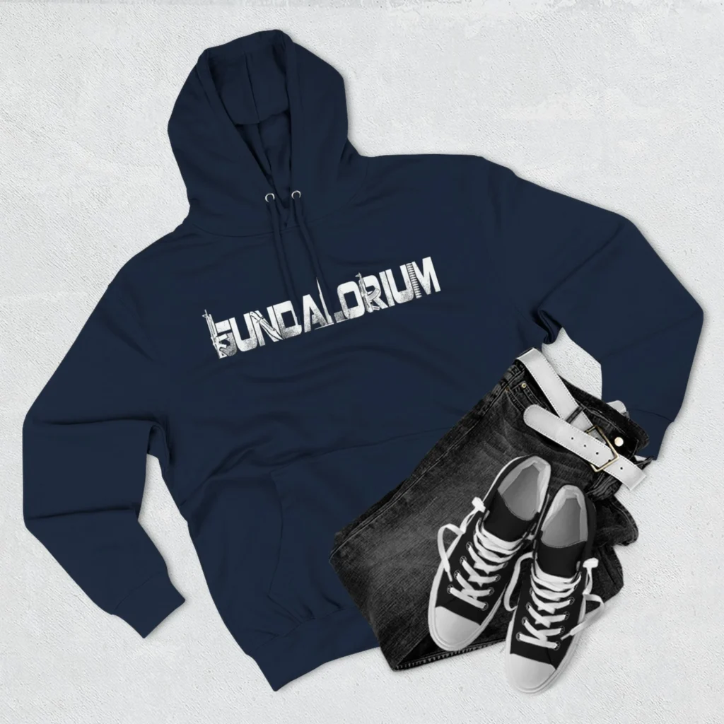 Gundalorium QR Three-Panel Fleece Hoodie