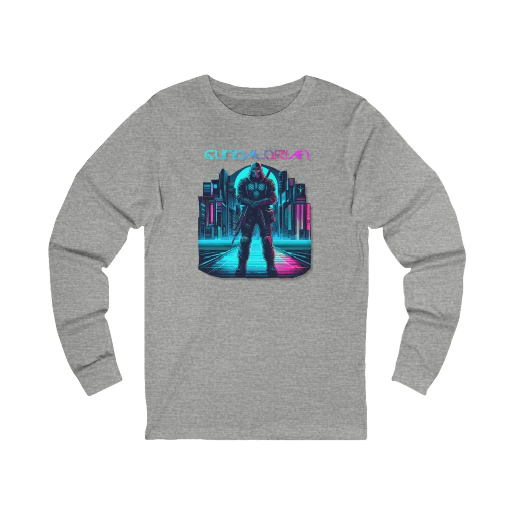 Gundalorian Cyberpunk One Unisex Jersey Long Sleeve Tee - Image 9