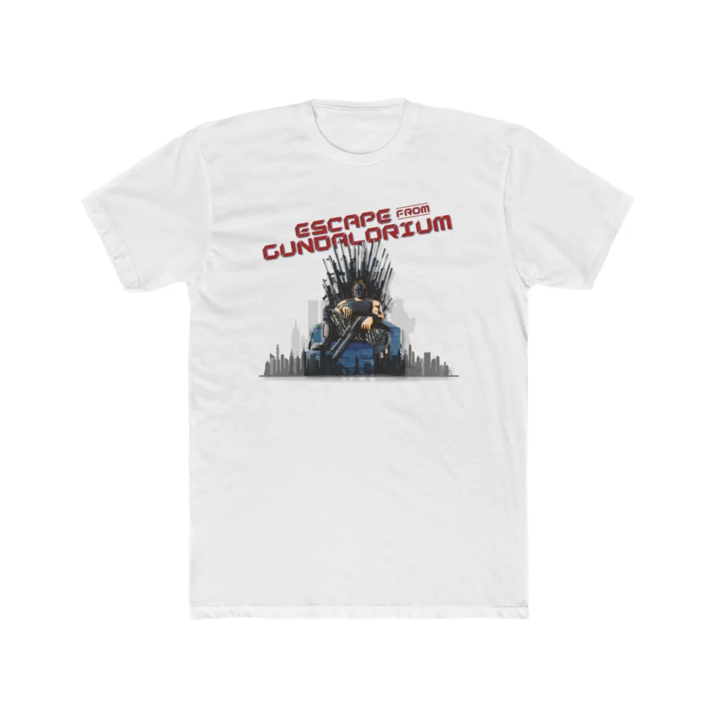 Escape from Gundalorium Premium Men's Cotton Crew Tee