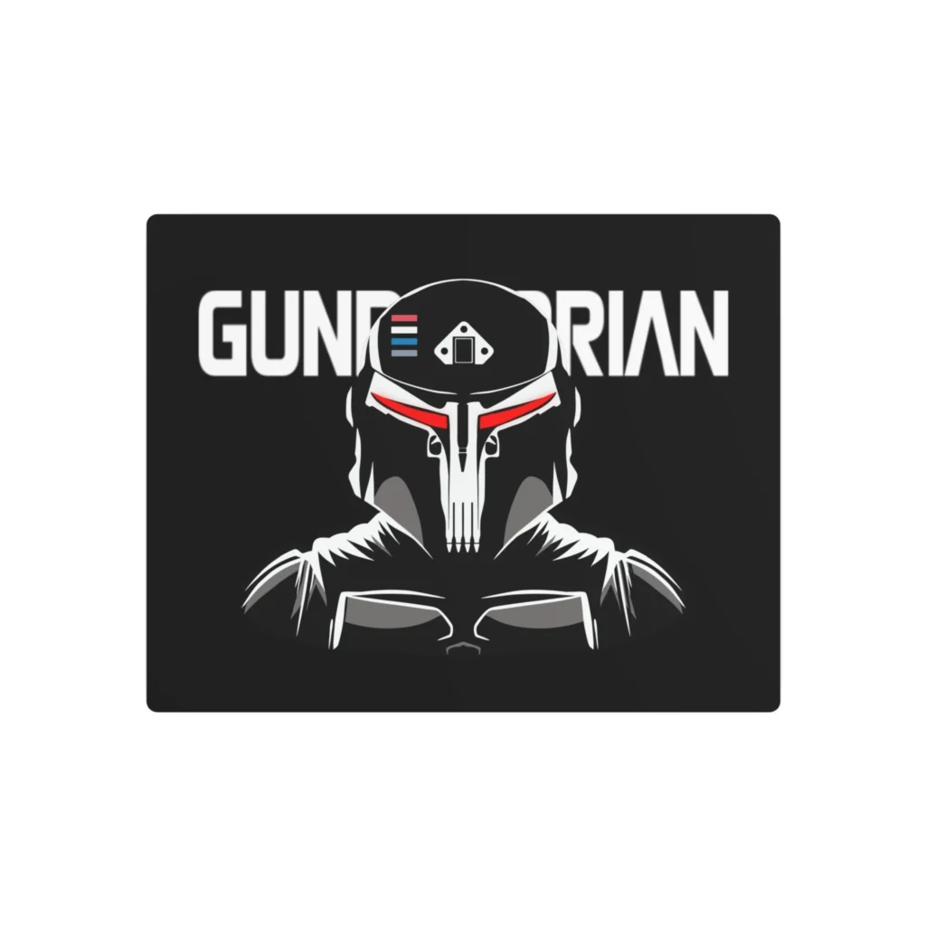 Gundalorian Black Metal Art Sign - Evil Red