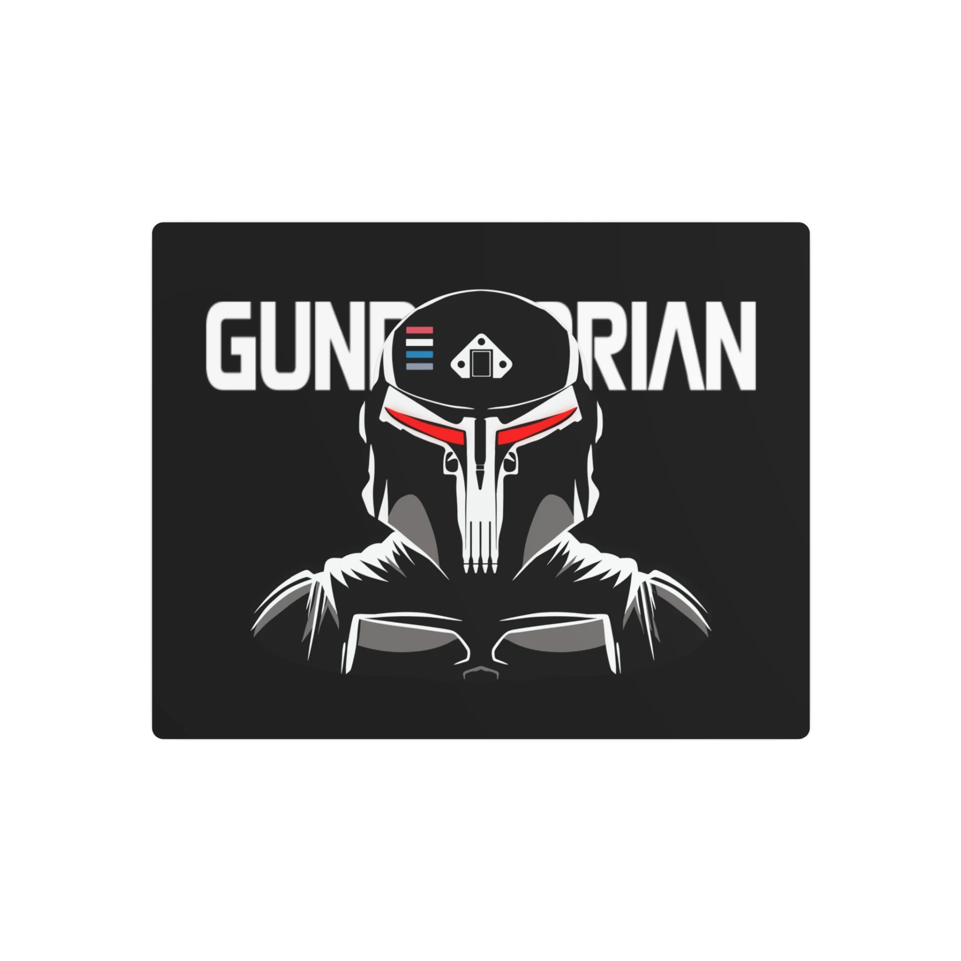 Gundalorian Black Metal Art Sign - Evil Red - Image 9