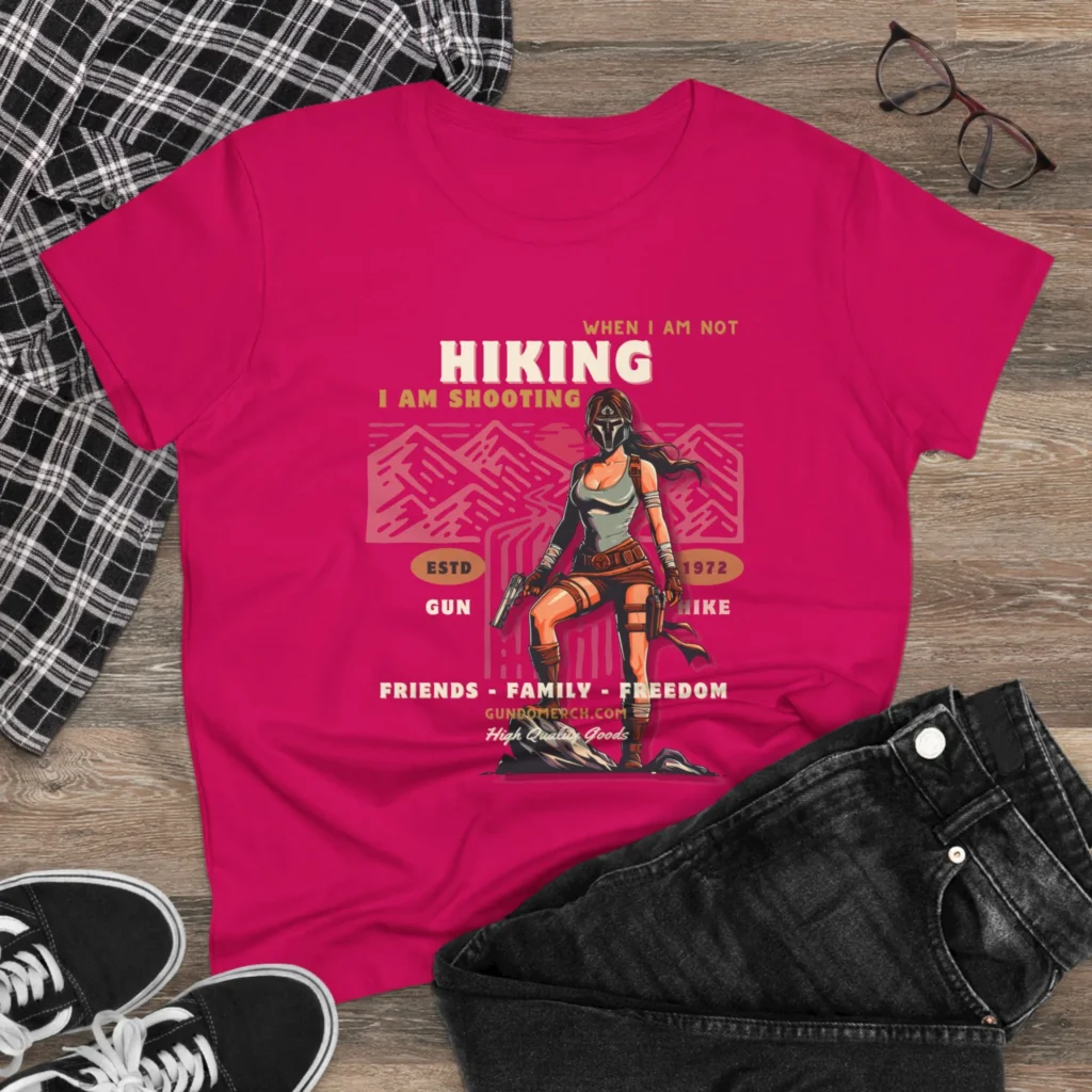 When I am not hiking... Women's Midweight Cotton Tee