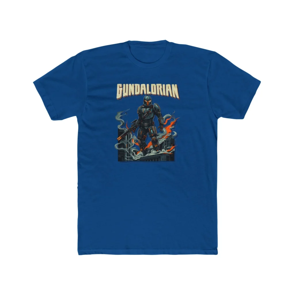 Mechalorian Siege Premium Men's Cotton Crew Tee