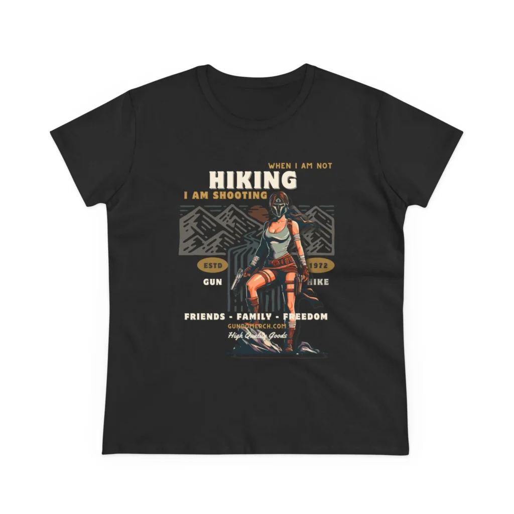 When I am not hiking... Women's Midweight Cotton Tee
