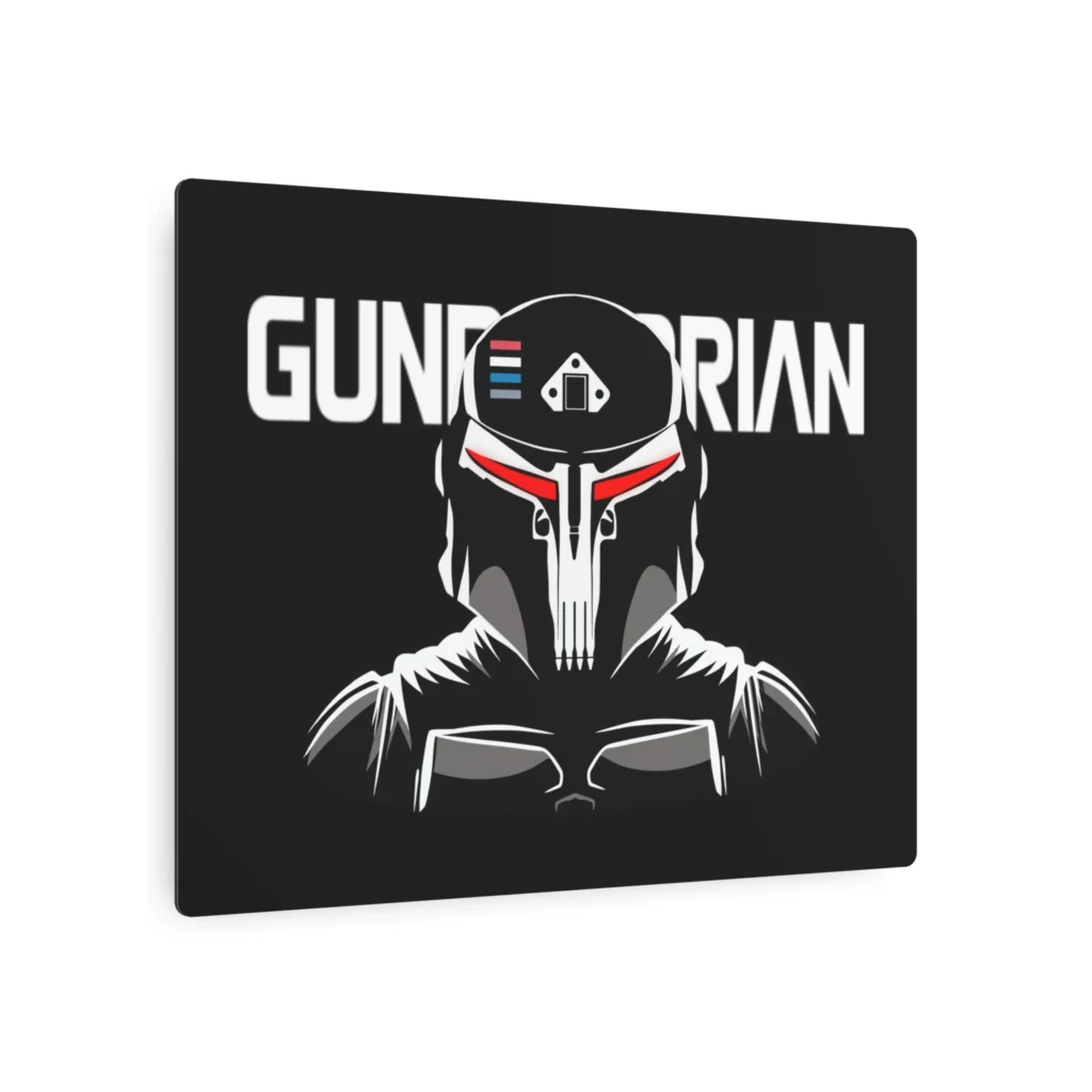 Gundalorian Black Metal Art Sign - Evil Red