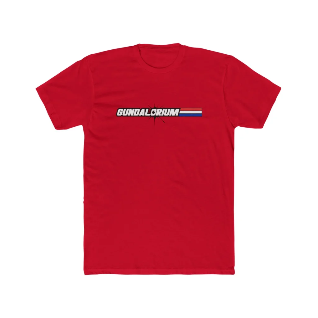 Yo...Gundalorium Banner Premium Men's Cotton Crew Tee - Image 25
