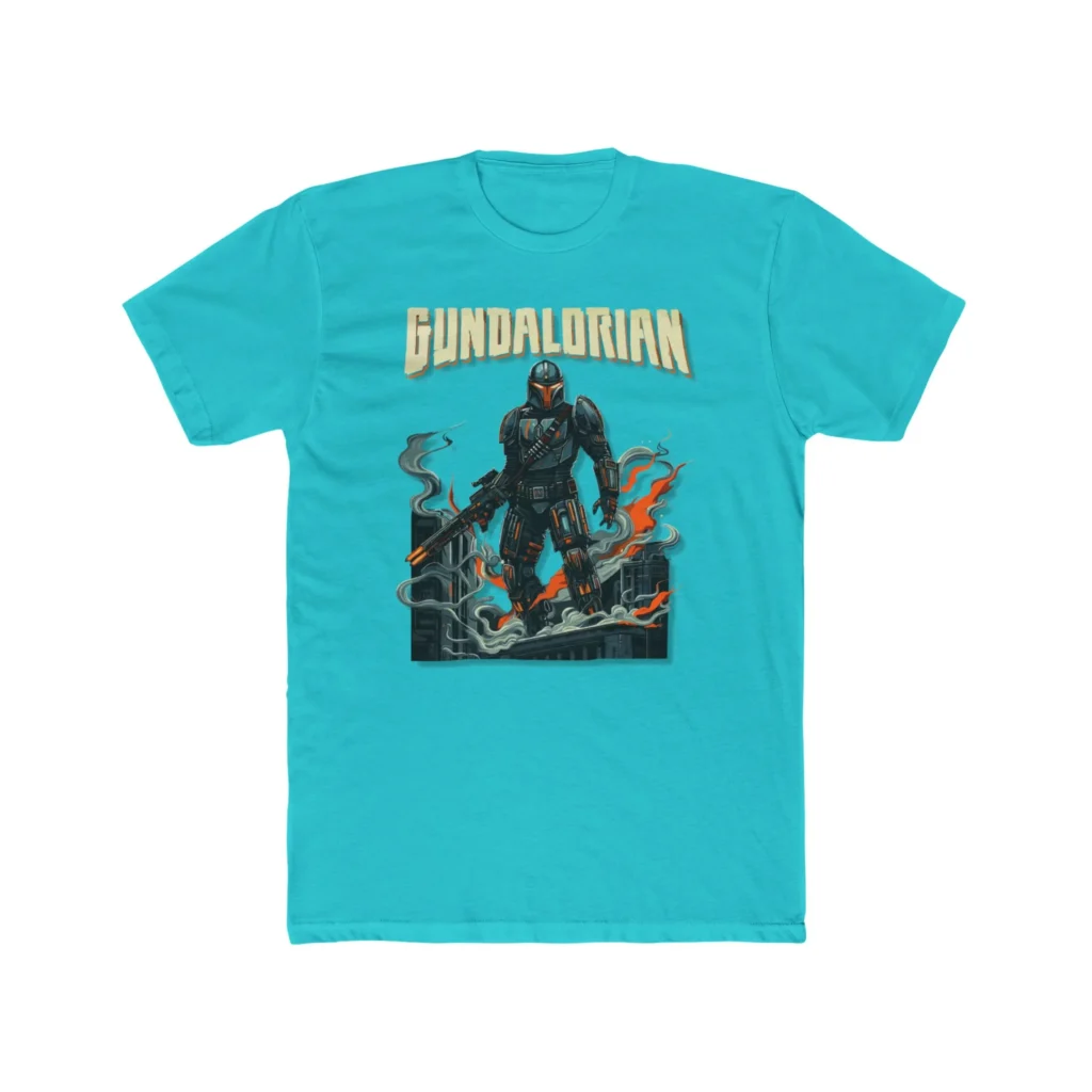 Mechalorian Siege Premium Men's Cotton Crew Tee