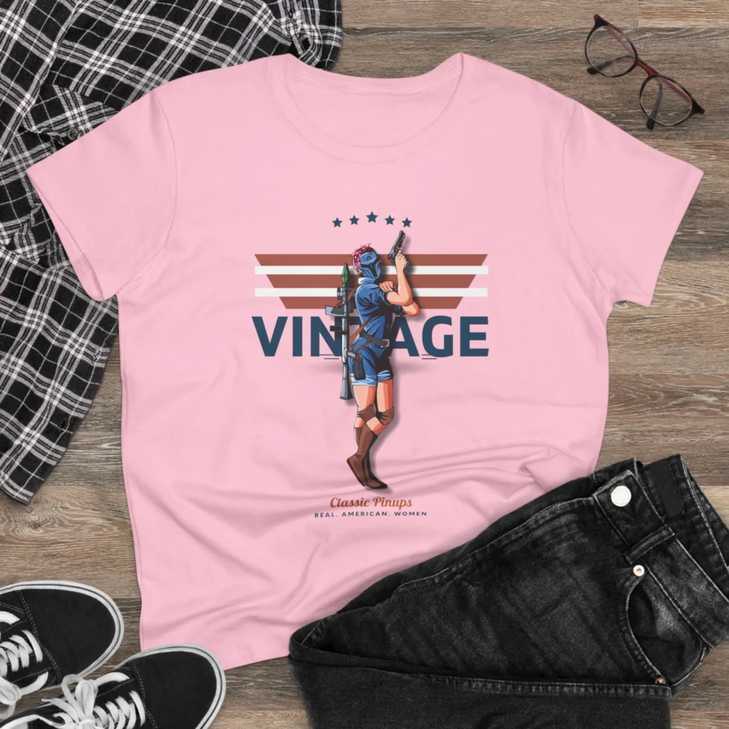 Rosie Vintage Women's Midweight Cotton Tee