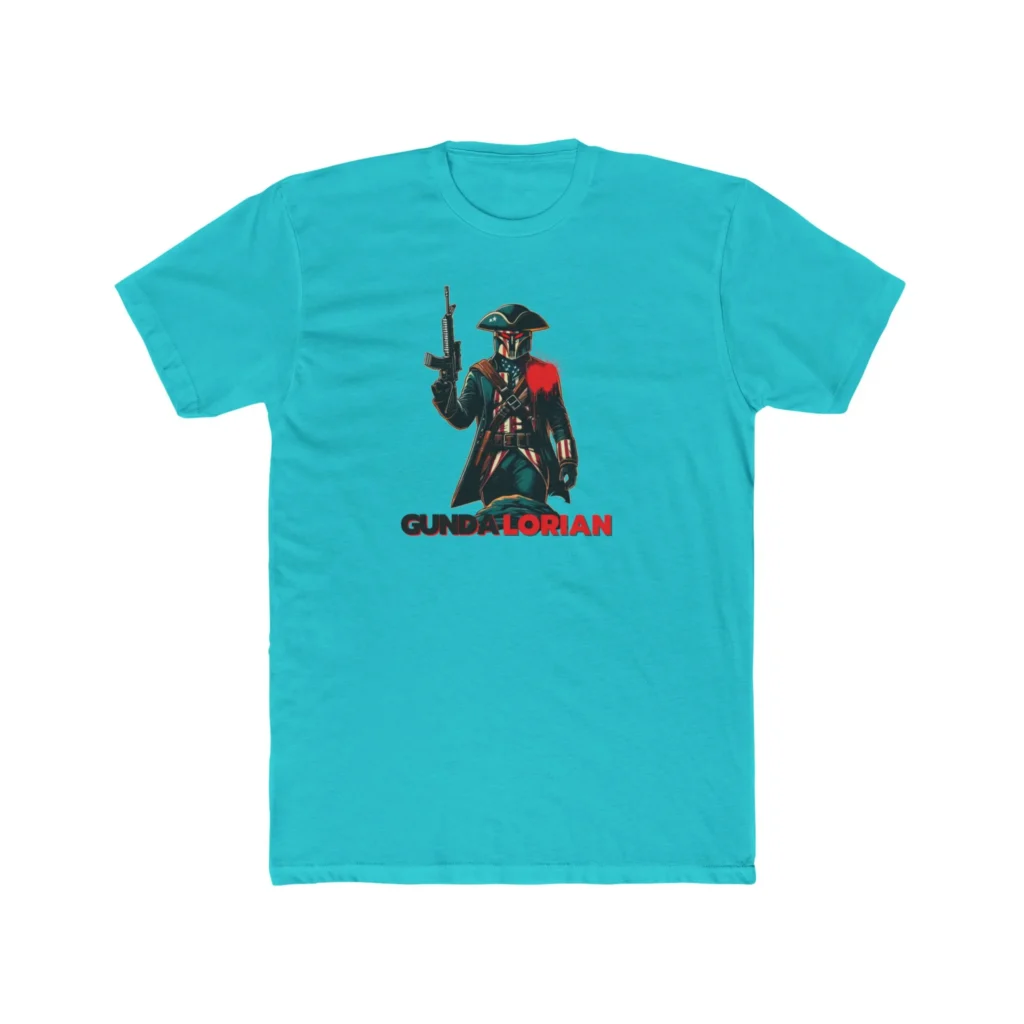 Patriot Paint Splat Premium Men's Cotton Crew Tee