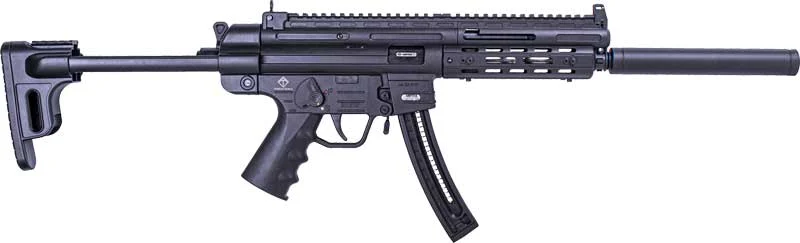 GSG-16 16.25in .22 LR carbine matte black with M-LOK handguard and collapsible stock