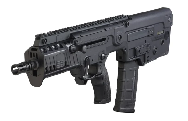 IWI Tavor X95 SBR 5.56 NATO 13 inch black bullpup rifle side view