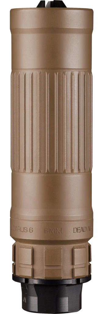 DEAD AIR ARMAMENT LAZARUS6 XM 5.56/6MM SLNCR FDE